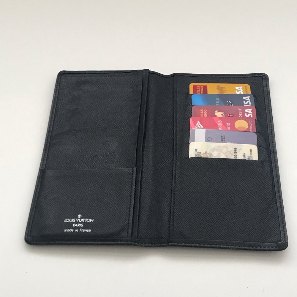 AUTH Louis Vuitton Checkbook Wallet VI1011
